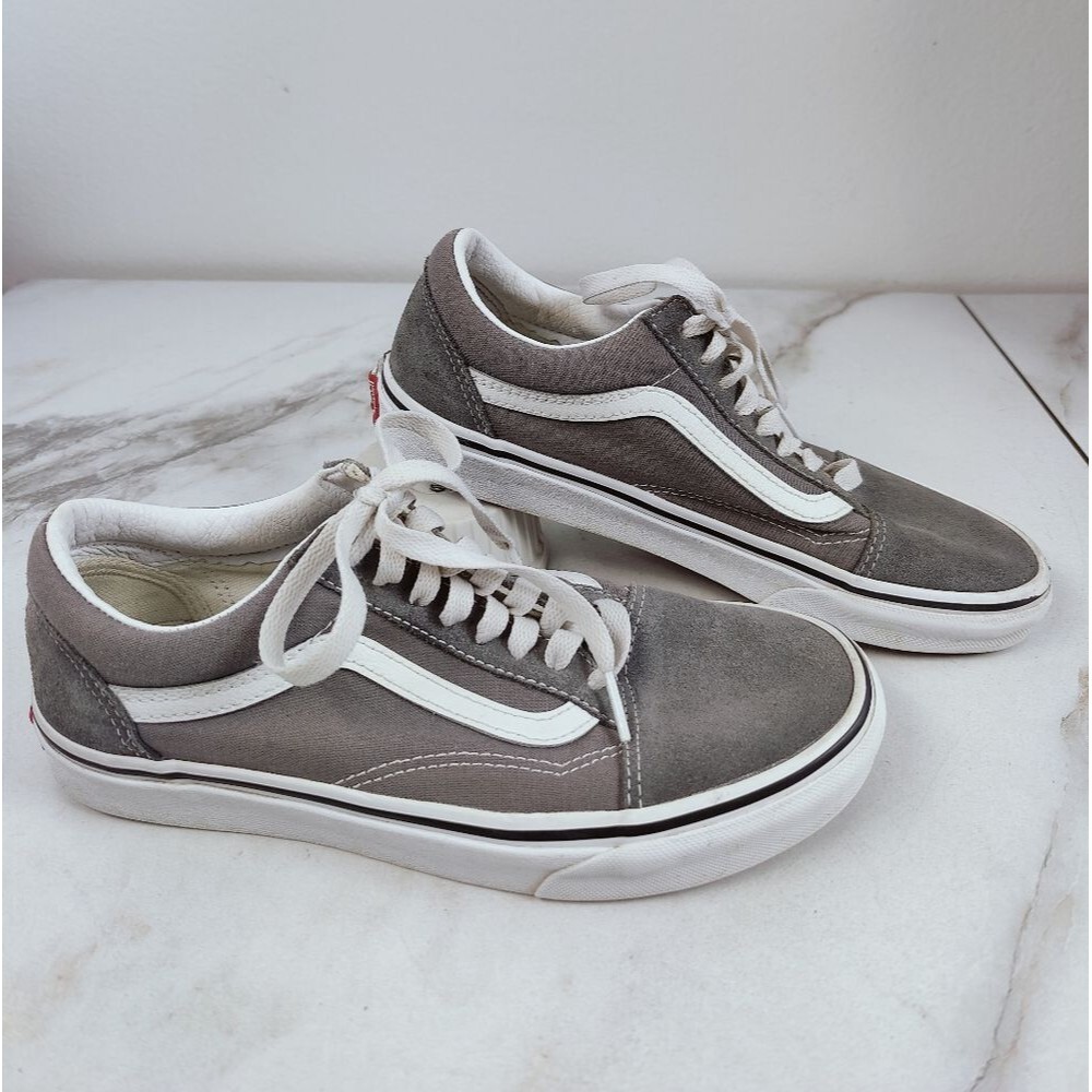 Vans Unisex Old Skool 36 Dx Gray Suede Canvas Sneakers Skate Tennis Shoes, Sz 8 - Picture 4 of 11